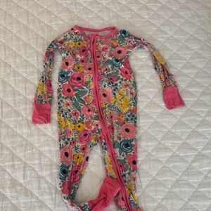Little Sleepies Colorful Floral Footie